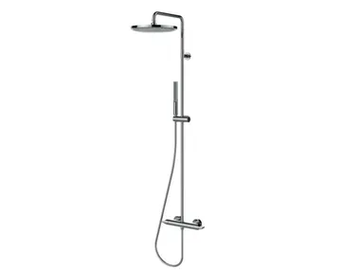 APICE - Thermostatic shower panel with diverter with hand shower by Bossini - view 2
