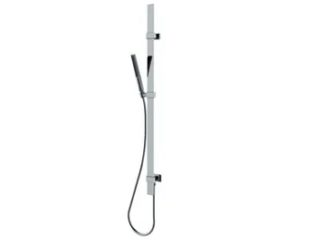APICE - Brass shower wallbar with hand shower with hose by Bossini - view 2