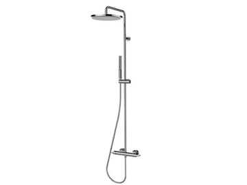 APICE - Shower panel with diverter with hand shower with overhead shower by Bossini - view 2