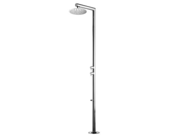 Nek Floor Ø 250 - Floor standing stainless steel shower panel by Bossini - view 2