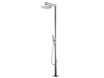 Nek Floor Ø 300 - Floor standing shower panel with hand shower by Bossini - view 2