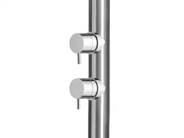Nek Floor Ø 300 - Floor standing shower panel with overhead shower by Bossini - view 3