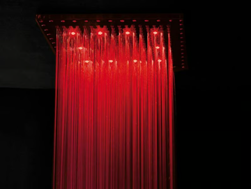 DREAM RECTANGULAR LIGHT RGB CROMOTHERAPY - LED built-in overhead shower with chromotherapy by Bossini - view 3