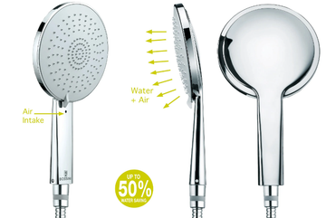 MIXA/3 FITAIR Ø 140 - 3-spray handshower by Bossini - view 3