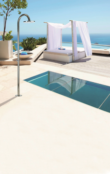 OKI FLOOR - Floor standing shower panel with overhead shower by Bossini - view 3