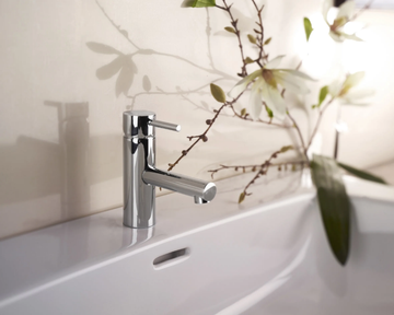OKI - Design countertop 1 hole brass washbasin mixer by Bossini - view 3