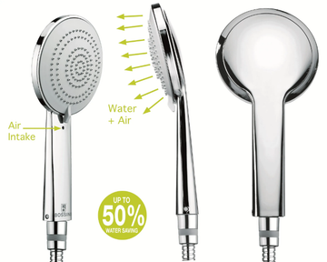 MIXA/3 Ø 110 - Design 3-spray handshower with anti-lime system by Bossini - view 3