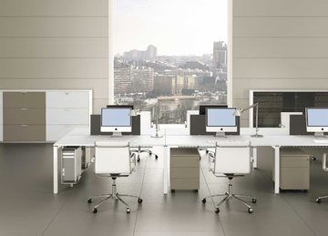 GATE - Modular office drawer unit with castors with lock by Bralco - view 3