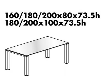 JET - L-shaped executive desk by Bralco - view 3