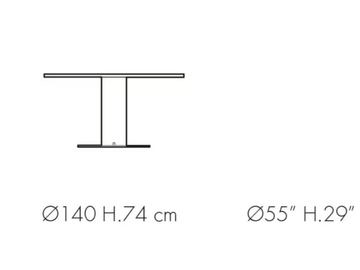 WINGLET - Round melamine-faced chipboard meeting table with cable management by Bralco - view 3