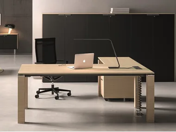 JET - L-shaped executive desk by Bralco - view 2