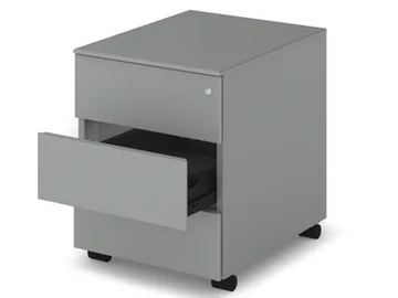 METAL - Metal office drawer unit with castors and lock by Bralco - view 2