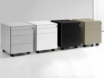 LOOPY - Metal office drawer unit with castors with lock by Bralco - view 2