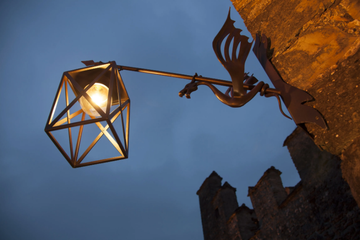 LANTERNA DRAGO - LED wrought iron outdoor wall lamp by Brillamenti - view 3