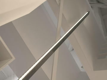 MITHRA - LED aluminium floor lamp by Brillamenti - view 2