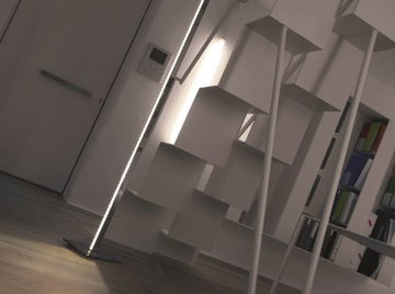MITHRA - LED aluminium floor lamp by Brillamenti - view 3