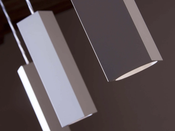 CUBETTO FINE SOSPESO - LED aluminium pendant lamp by Brillamenti - view 3
