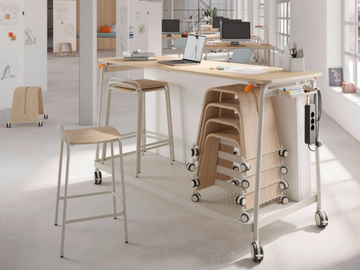 BOARDS - High table with castors by Brunner - view 3