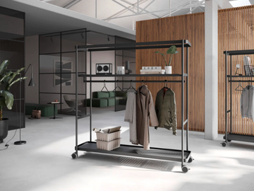 BOARDS - Steel office coat rack by Brunner - view 3