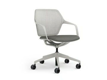 RAY WORK - Swivel chair with 5-spoke base with armrests by Brunner - view 2