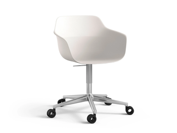 CRONA LIGHT - Swivel plastic chair with armrests by Brunner - view 3