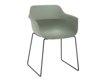 CRONA LIGHT ECO - Shell chair with sled-base frame and armrests by Brunner - view 2
