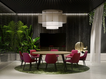 RAY SOFT - Upholstered chair by Brunner - view 3