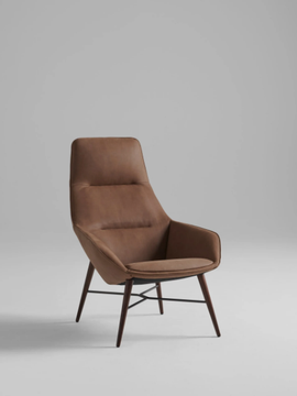 RAY SOFT LOUNGE - High-back lounge chair by Brunner - view 3