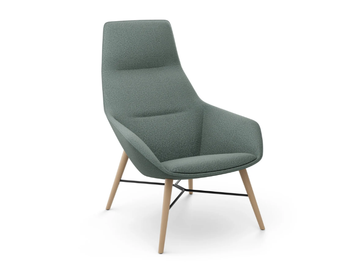 RAY SOFT LOUNGE - High-back lounge chair by Brunner - view 2