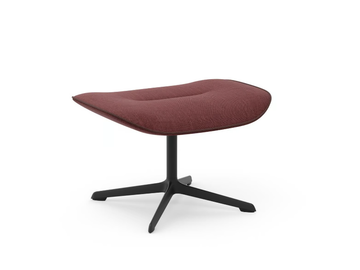 RAY SOFT LOUNGE - Upholstered footstool with 4-spoke base by Brunner - view 2