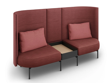 OVAL - High-back 2 seater sofa by Brunner - view 2