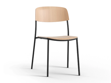 NATE S - Steel chair by Brunner - view 2