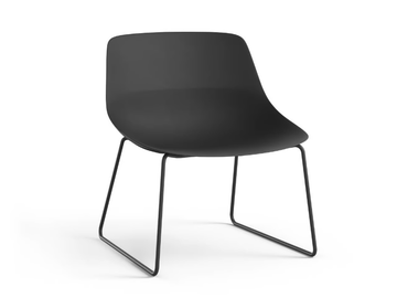 CRONA LIGHT LOUNGE - Sled base plastic easy chair by Brunner - view 2