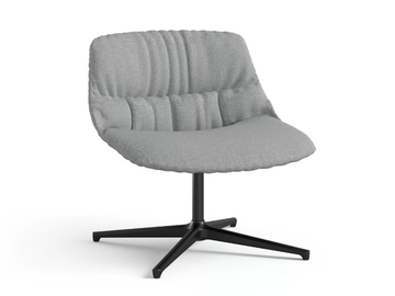 CRONA LIGHT LOUNGE - Swivel fabric easy chair with 4-spoke base by Brunner - view 2
