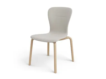 FEEL - Stackable upholstered wooden chair by Brunner - view 2