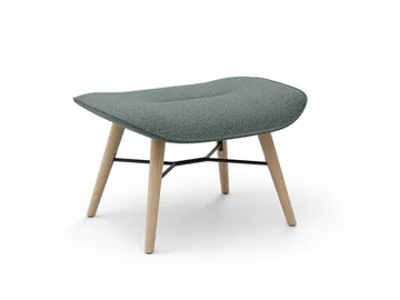 RAY SOFT LOUNGE - Upholstered footstool by Brunner - view 2