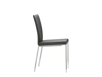 MILANOLIGHT COMFORT - Stackable leather chair by Brunner - view 2