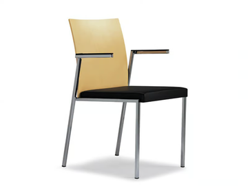 MILANOCLASSIC - Leather visitor's chair by Brunner - view 2