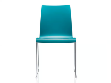 FINA - Stackable sled base plastic chair by Brunner - view 3