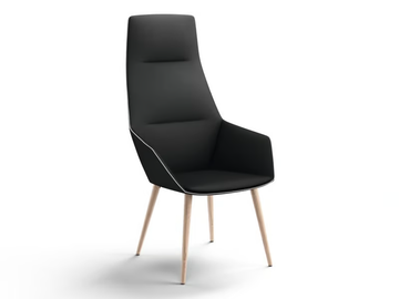 RAY SOFT - Upholstered fabric armchair with armrests by Brunner - view 2