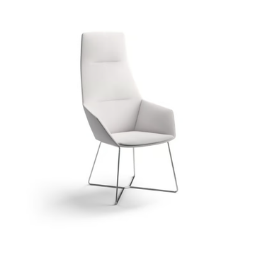 RAY SOFT - Upholstered fabric armchair with armrests by Brunner - view 3