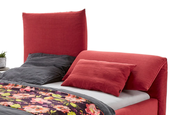 LETTO - Fabric double bed with adjustable headrest by Bullfrog - view 3