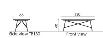 OD MAMAMIA - Rectangular cement garden table by Bullfrog - view 3