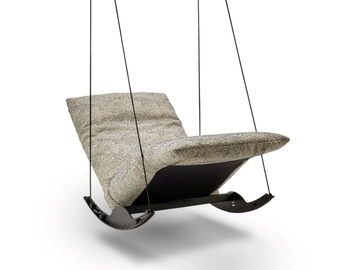 ROCKFROG OUTDOOR - 1 Seater fabric garden hanging chair by Bullfrog - view 3