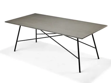 OD MAMAMIA - Rectangular cement garden table by Bullfrog - view 2