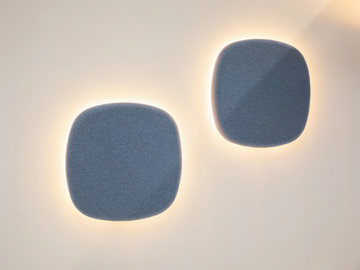 BuzziPebl Light - LED acoustic wall lamp by BuzziSpace - view 2