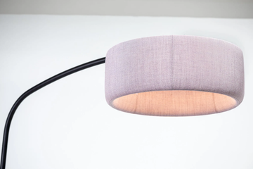 BuzziJet Standing - LED acoustic office recycled PET arc lamp by BuzziSpace - view 3