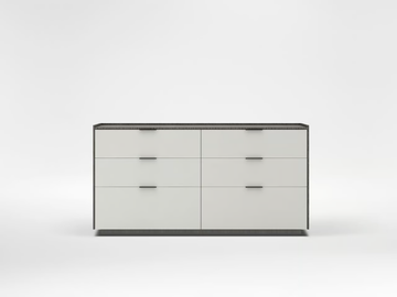 MATRIX - Wooden chest of drawers with integrated handles by CAMERICH - view 3