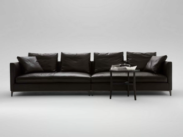 CRESCENT - Sectional 4 seater leather sofa by CAMERICH - view 2