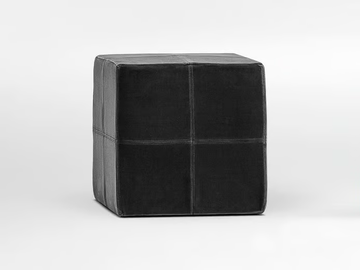 DICE - Upholstered square fabric pouf by CAMERICH - view 2